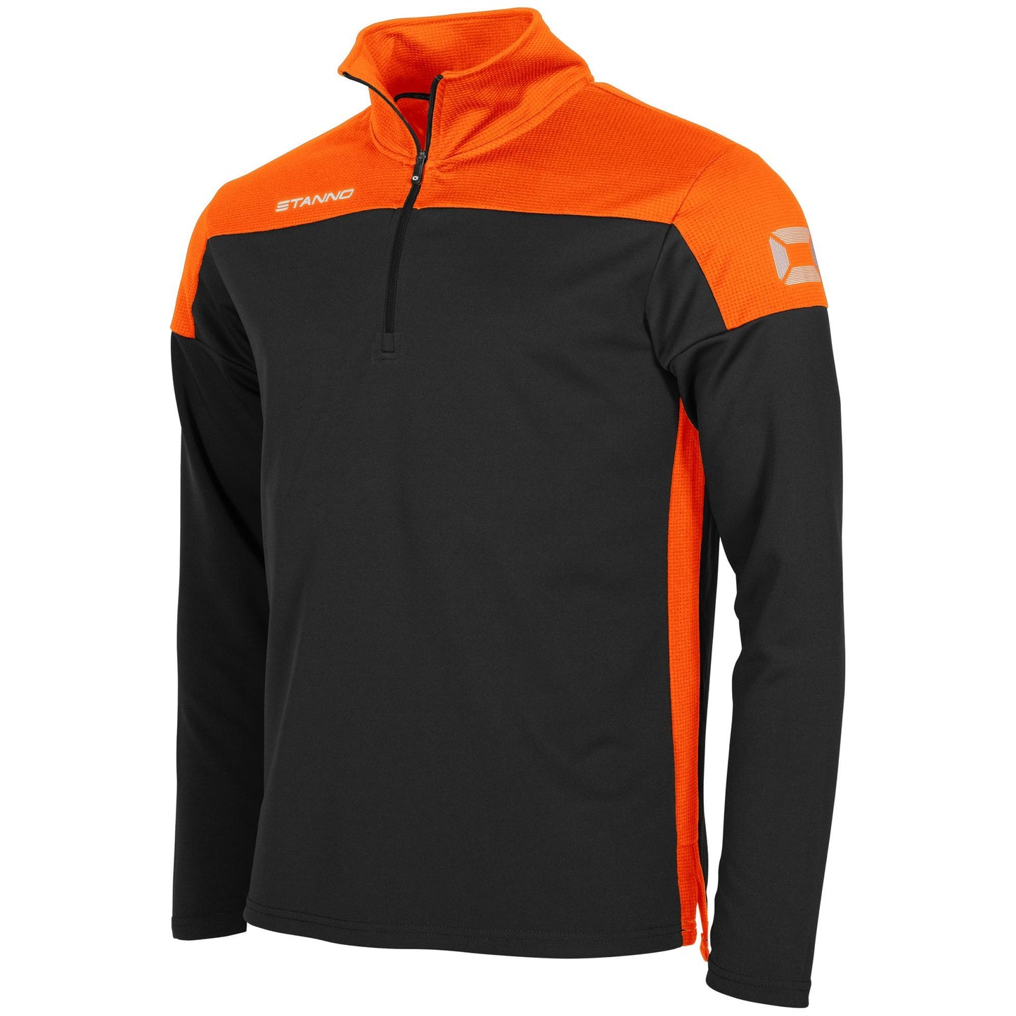 Stanno -Pride 1/4 Zip Top Schwarz/ Orange