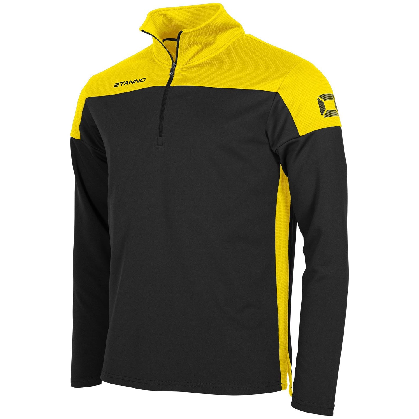 Stanno -Pride 1/4 Zip Top Schwarz/ Gelb