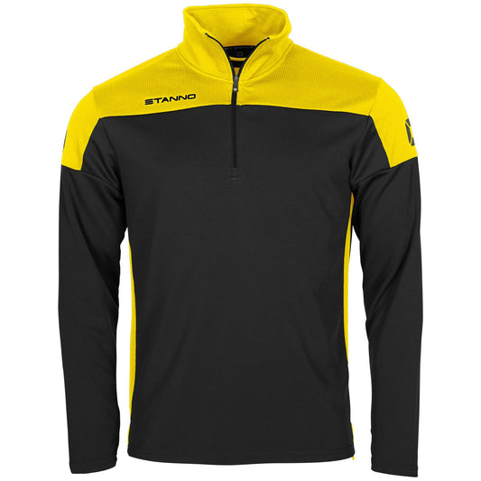 Stanno -Pride 1/4 Zip Top Schwarz/ Gelb