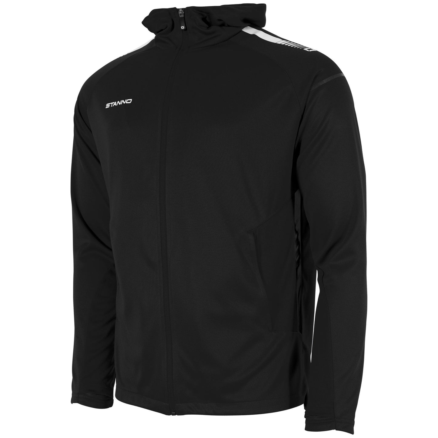 Stanno - First Kapuzenjacke Schwarz