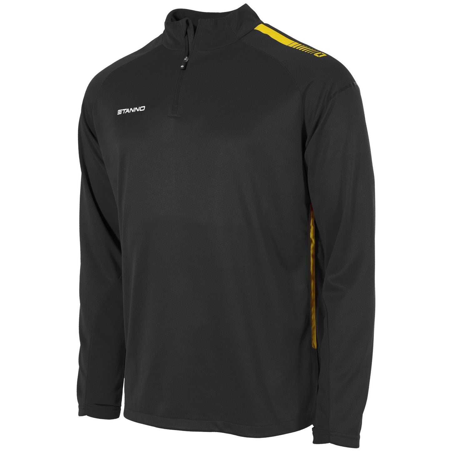 Stanno - First 1/4 Zip Top Schwarz/ Gelb