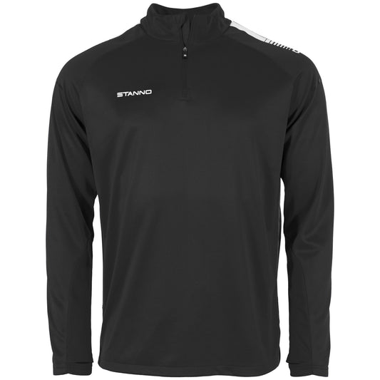 Stanno - First 1/4 Zip Top Schwarz/ Weiß