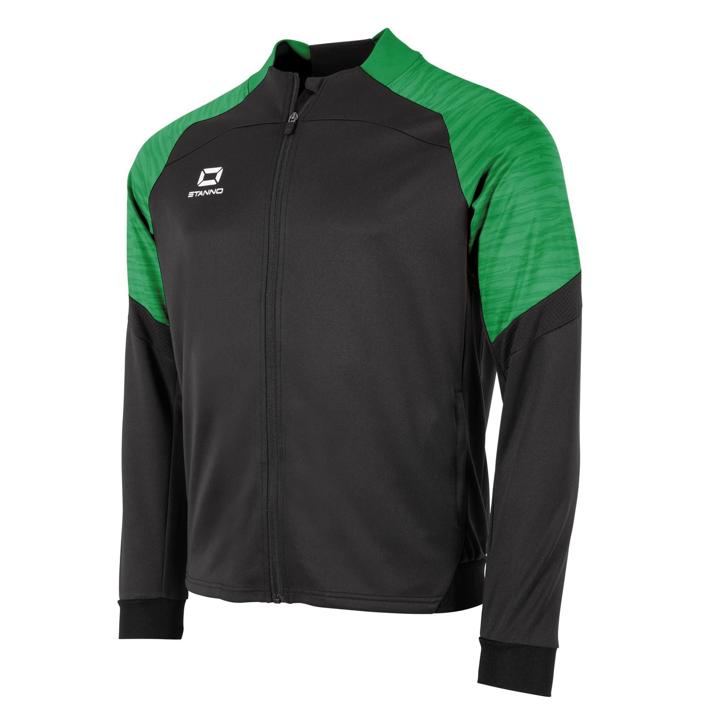 Stanno - Bolt Full Zip Jacke Dunkel Schwarz/ Grün