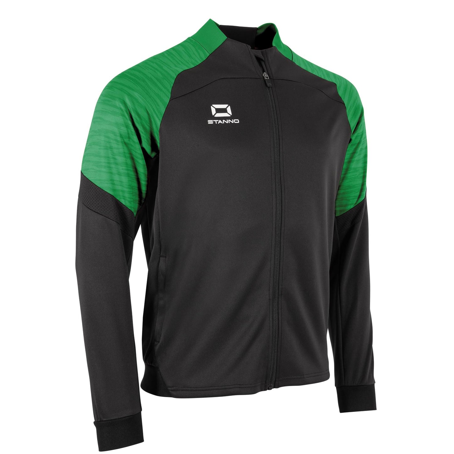 Stanno - Bolt Full Zip Jacke Dunkel Schwarz/ Grün