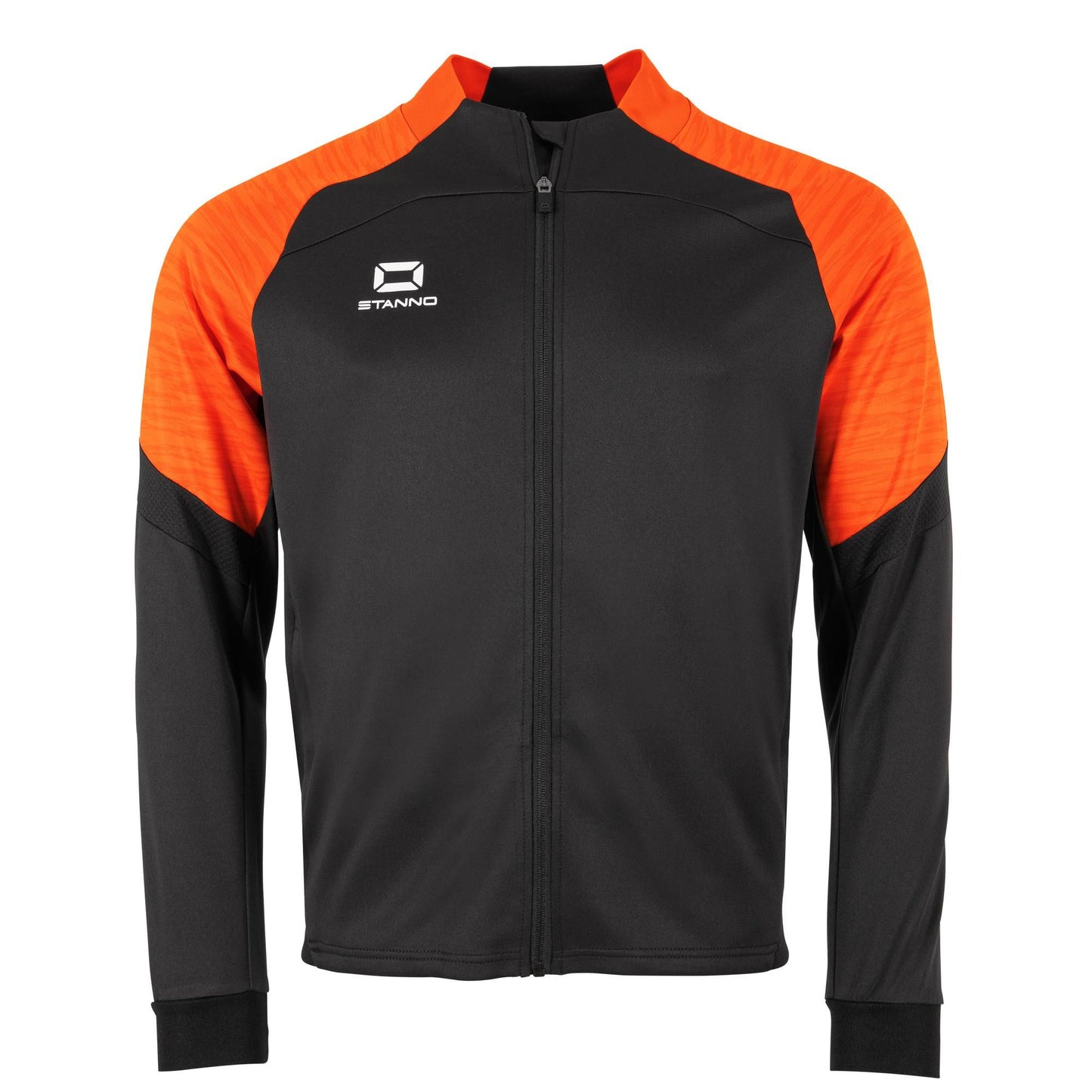 Stanno - Bolt Full Zip Jacke Dunkel Schwarz/ Orange