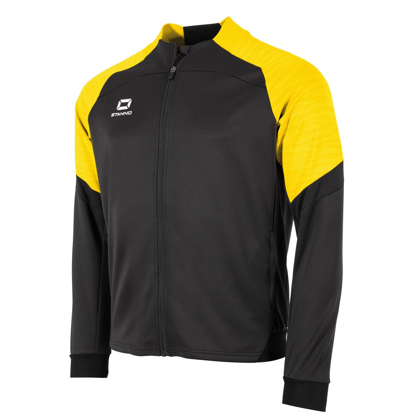Stanno - Bolt Full Zip Jacke Dunkel Schwarz/ Gelb