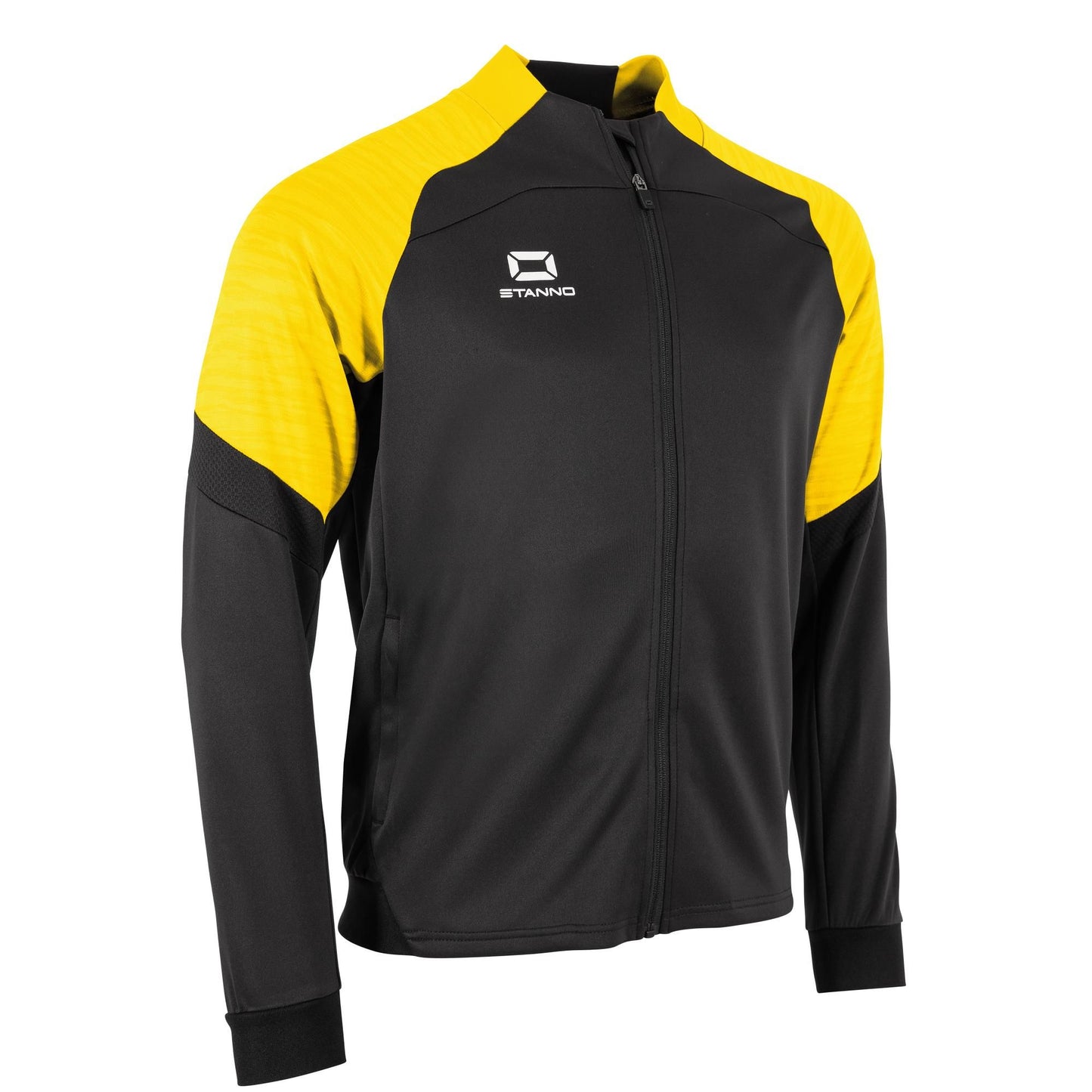 Stanno - Bolt Full Zip Jacke Dunkel Schwarz/ Gelb