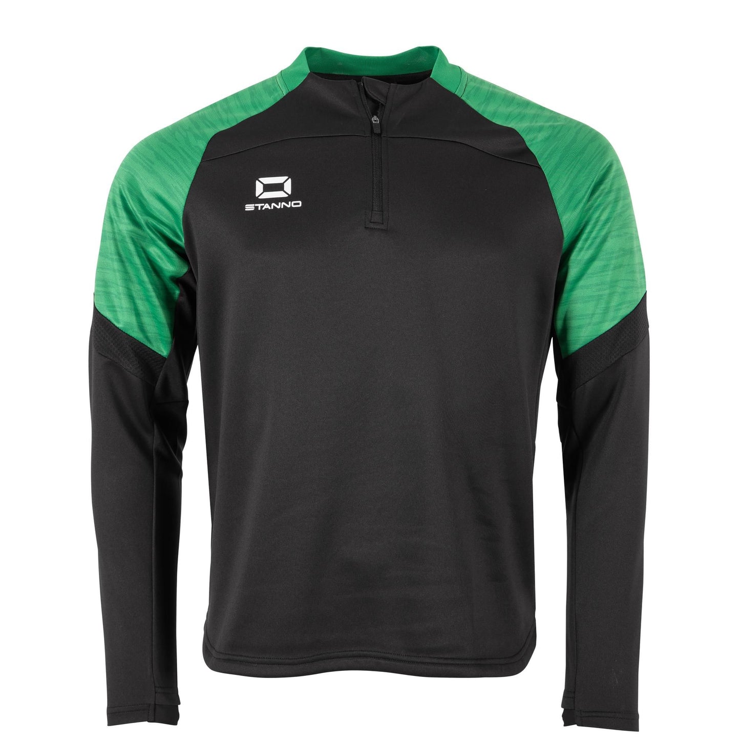 Stanno - Bolt Quarter Zip Top Schwarz/ Grün
