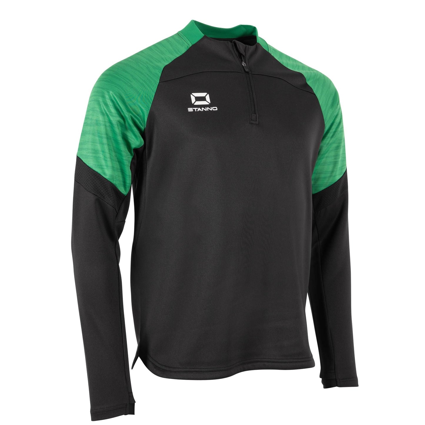 Stanno - Bolt Quarter Zip Top Schwarz/ Grün