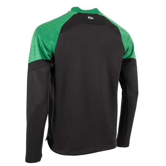 Stanno - Bolt Quarter Zip Top Schwarz/ Grün