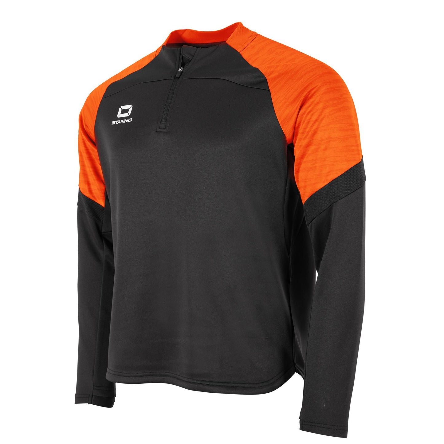 Stanno - Bolt Quarter Zip Top Schwarz/ Orange