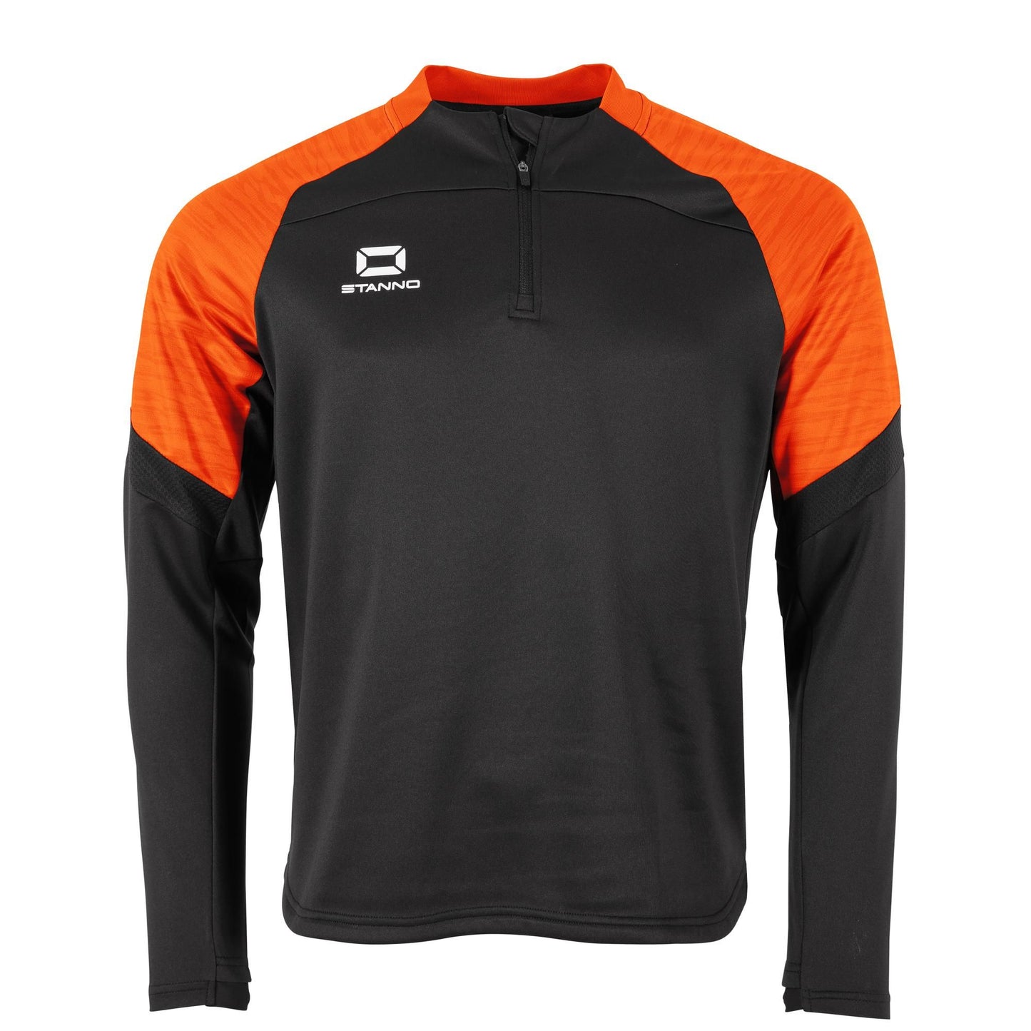 Stanno - Bolt Quarter Zip Top Schwarz/ Orange