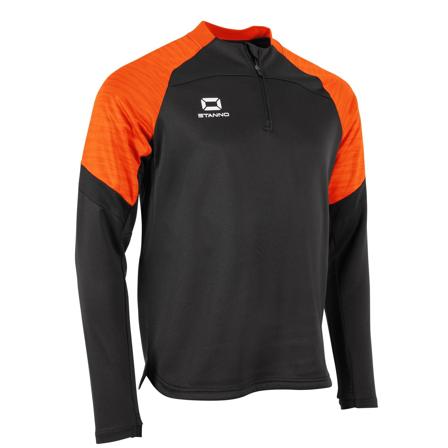 Stanno - Bolt Quarter Zip Top Schwarz/ Orange