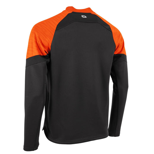 Stanno - Bolt Quarter Zip Top Schwarz/ Orange