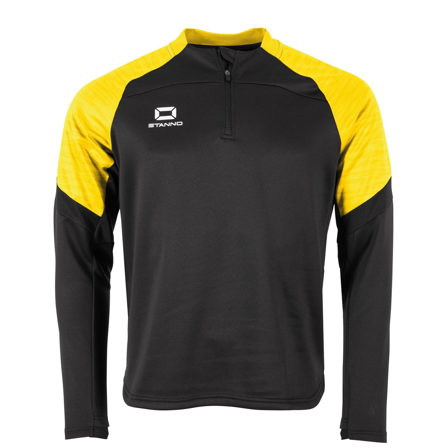 Stanno - Bolt Quarter Zip Top Schwarz/ Gelb