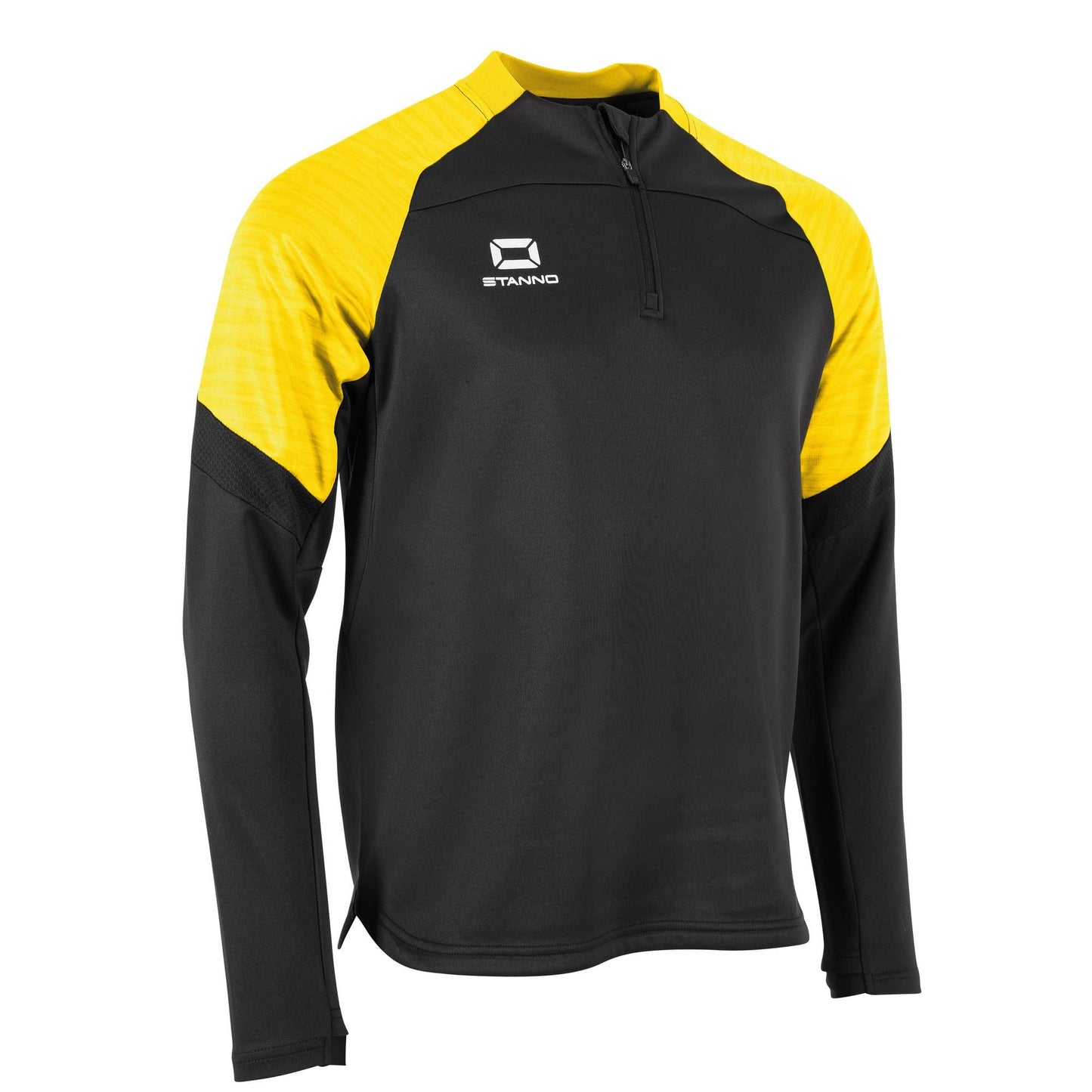 Stanno - Bolt Quarter Zip Top Schwarz/ Gelb
