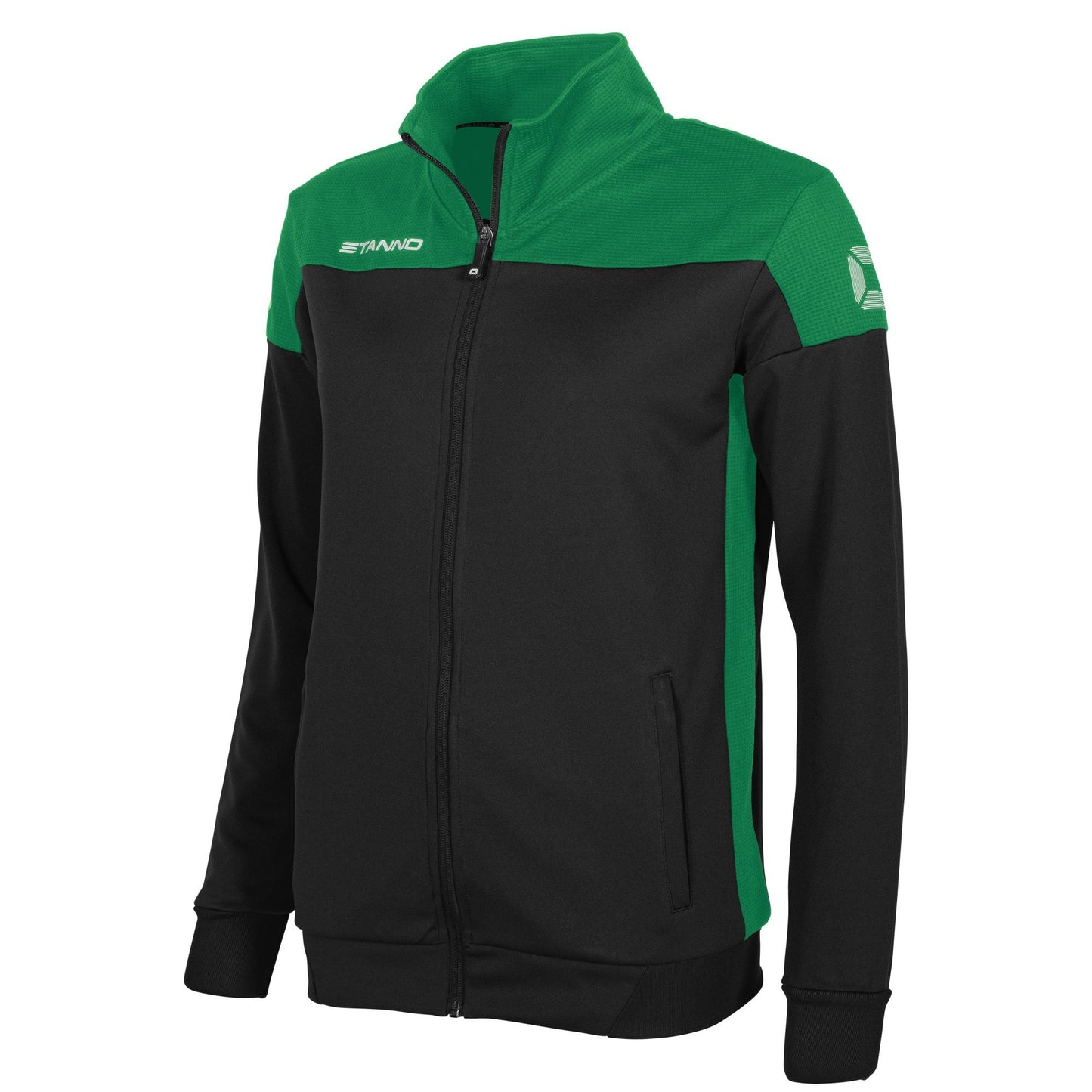 Stanno -Pride Full Zip Jacke Damen Schwarz/ Grün