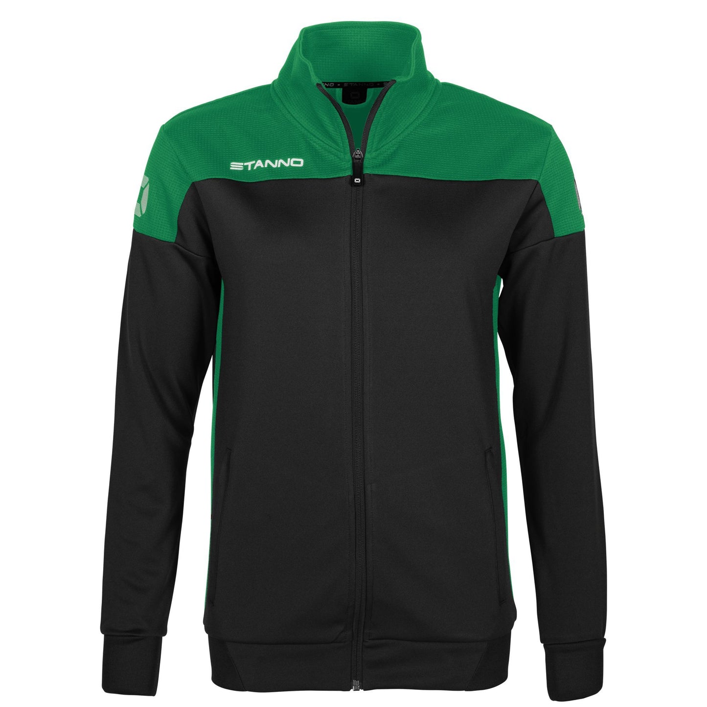 Stanno -Pride Full Zip Jacke Damen Schwarz/ Grün