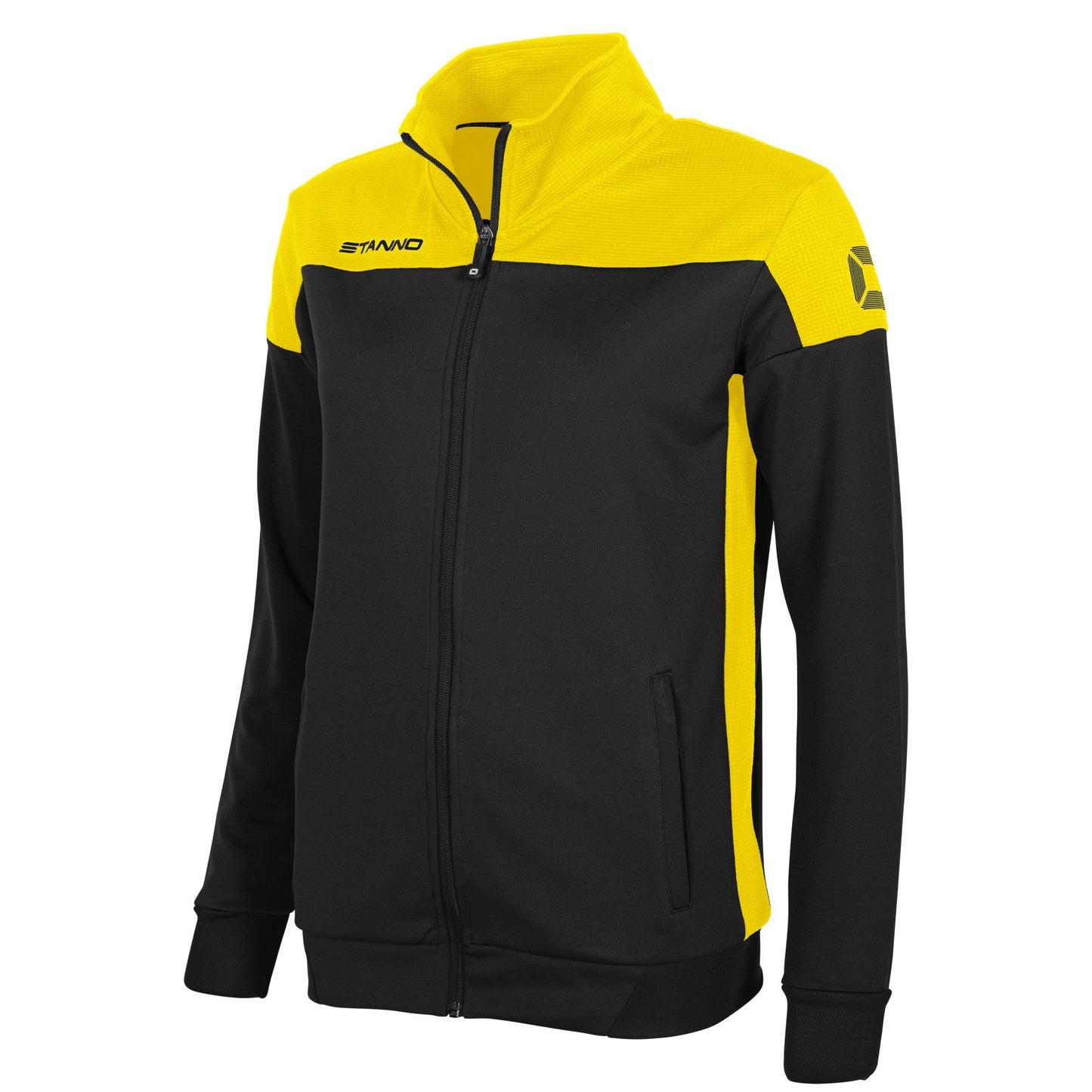Stanno -Pride Full Zip Jacke Damen Schwarz/ Gelb