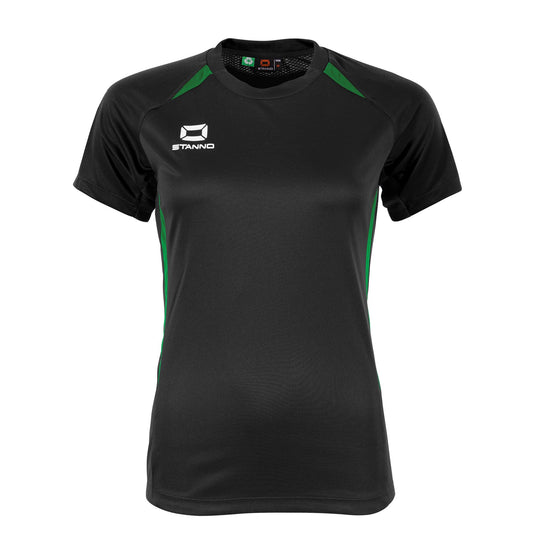 Stanno - Stadio T-Shirt Damen Schwarz/ Grün