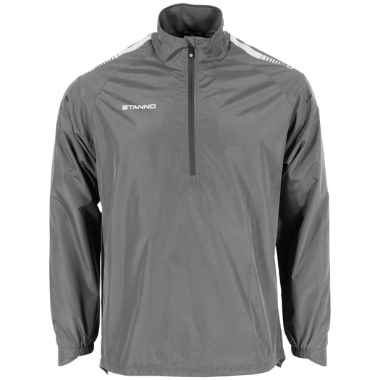 Stanno - First Windbreaker Half Zip Grau