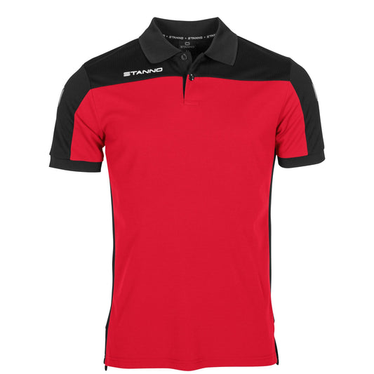 Stanno - Pride Polo Unisex Rot/Schwarz