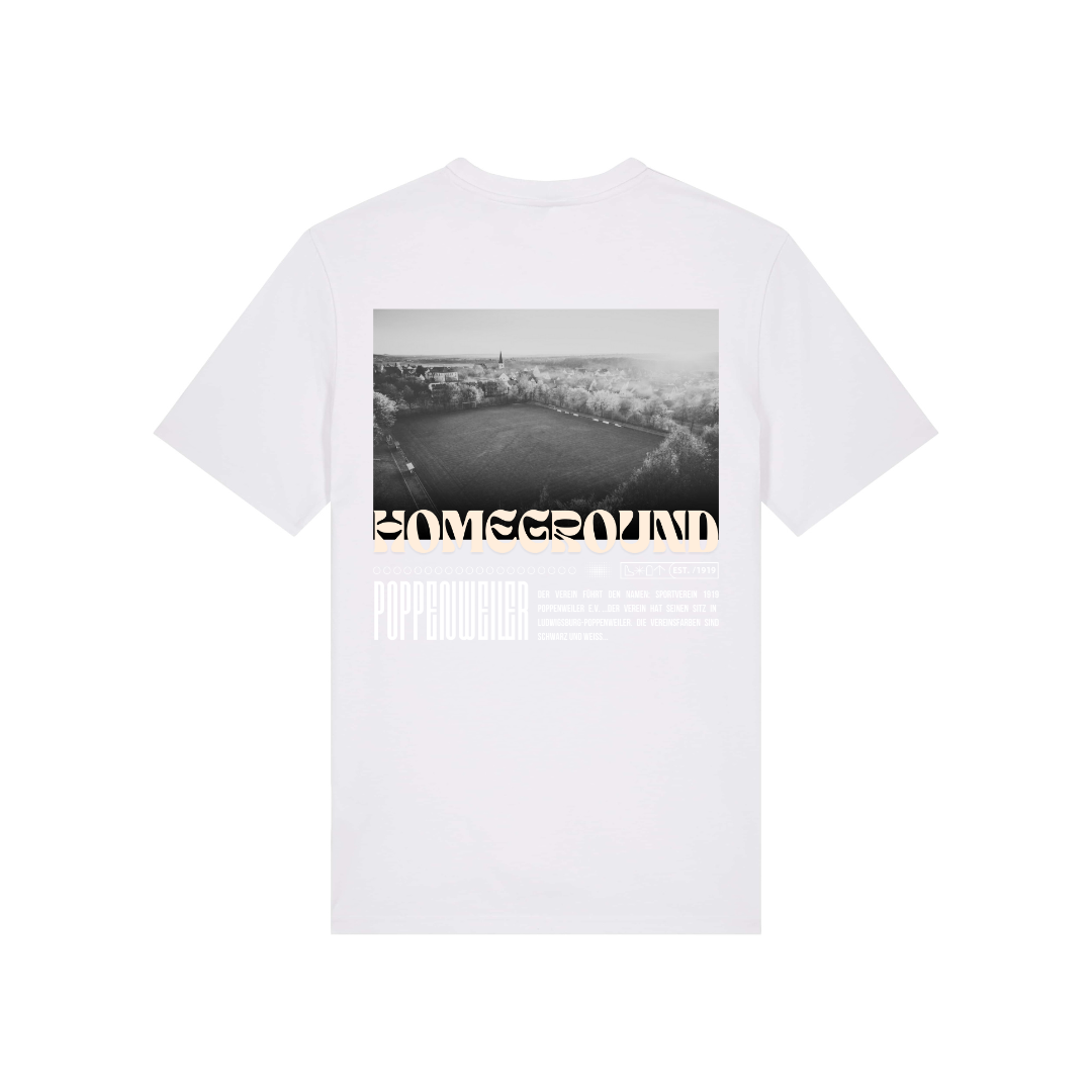 SVP - T-Shirt Homeground Weiß mit Weißem Druck