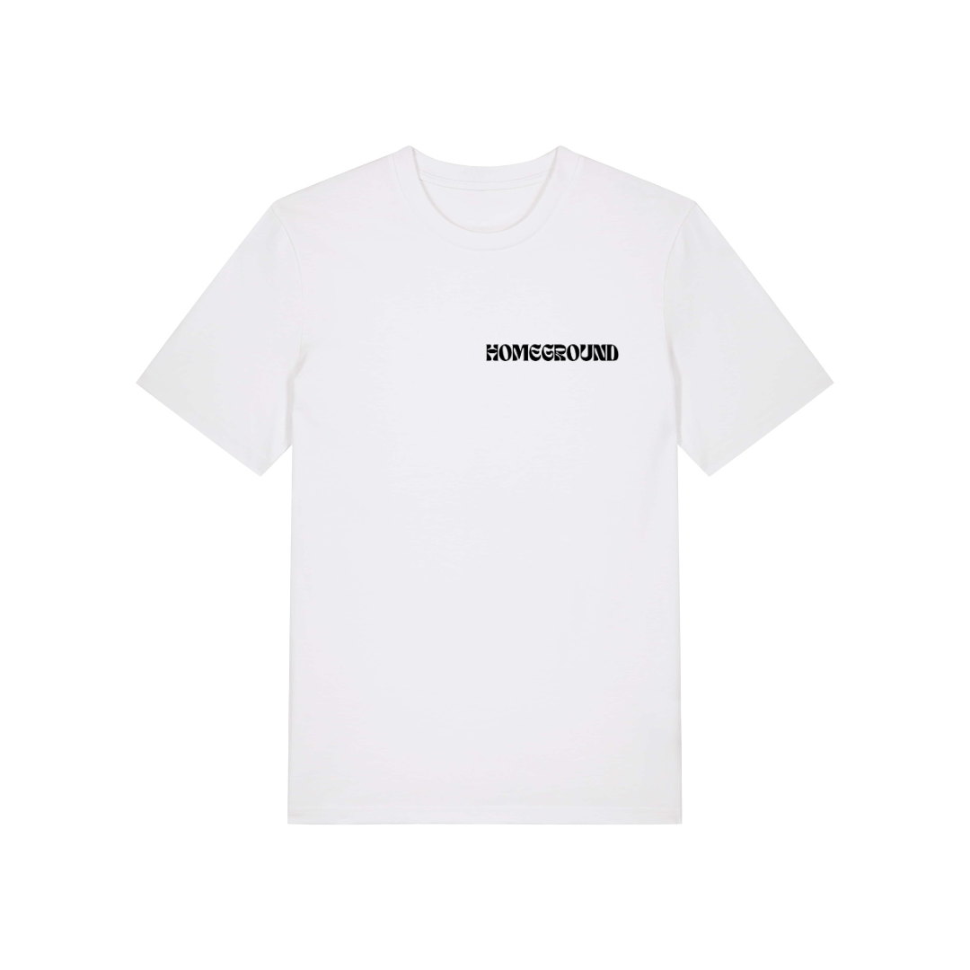 SVP - T-Shirt Homeground Weiß mit Schwarzem Druck