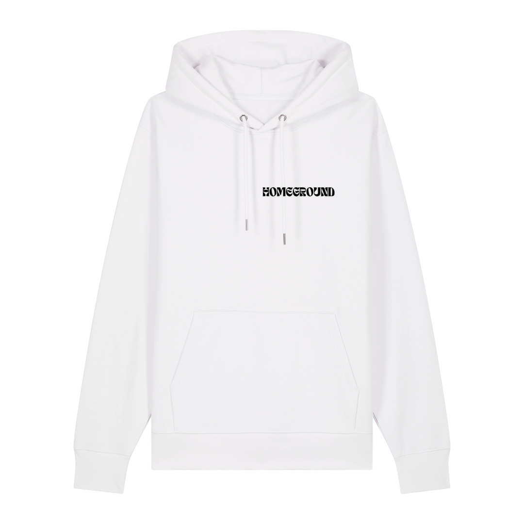 SVP - Hoodie Homeground Weiß mit Weißem Druck