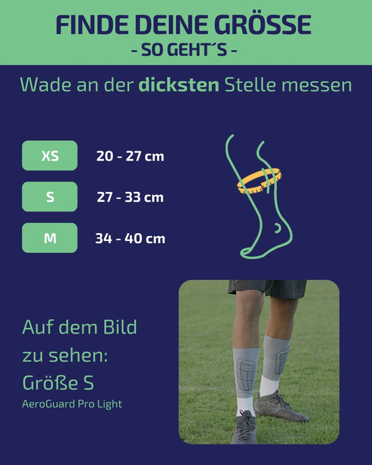 Schienbeinschoner mit Strumpf - Pro Light