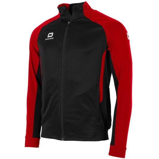 Stanno - Stadio Full Zip Top Schwarz/ Rot