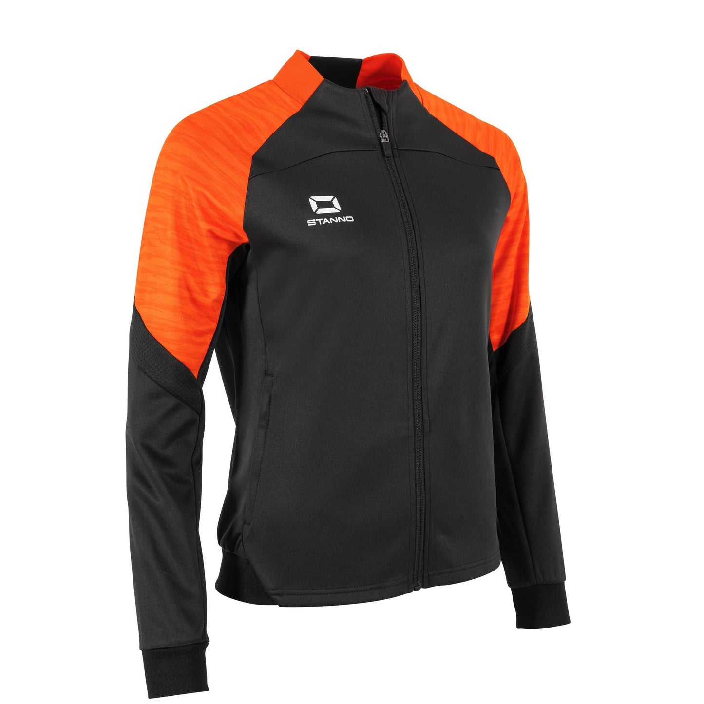 Stanno - Bolt Full Zip Jacke Damen Schwarz/ Orange