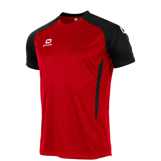 Stanno - Stadio T-Shirt Unisex Schwarz/ Rot