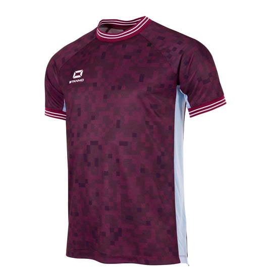 Stanno - Pixel Trikot Unisex Burgunder