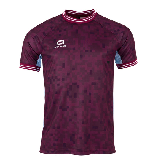 Stanno - Pixel Trikot Unisex Burgunder