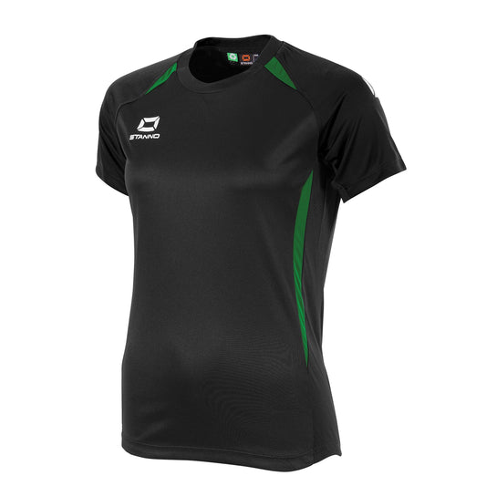 Stanno - Stadio T-Shirt Damen Schwarz/ Grün