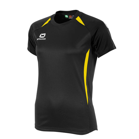 Stanno - Stadio T-Shirt Damen Schwarz/ Gelb