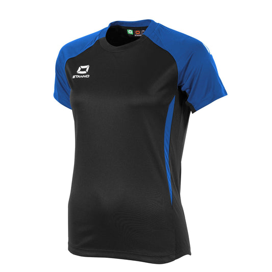 Stanno - Stadio T-Shirt Damen Schwarz/ Royal