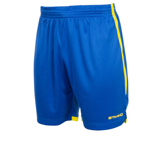 Stanno - Focus Shorts II Royal Blau - Gelb