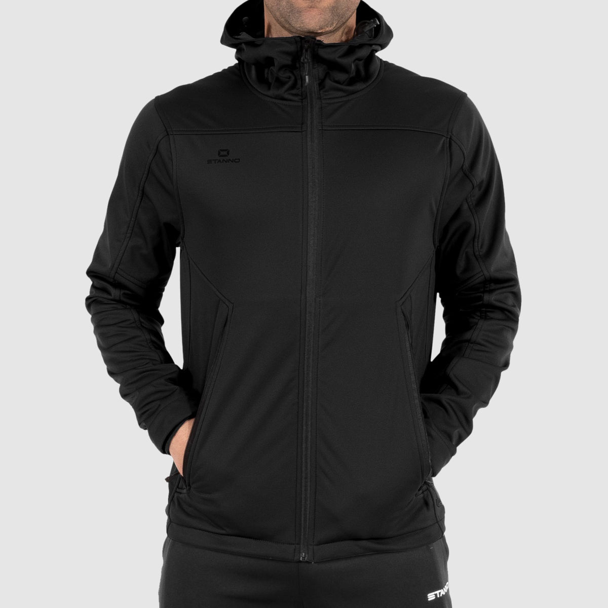 Stanno - Prime Softshelljacke Schwarz