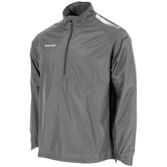 Stanno - First Windbreaker Half Zip Grau