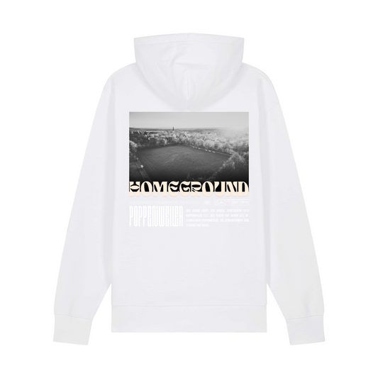 SVP - Hoodie Homeground Weiß mit Weißem Druck