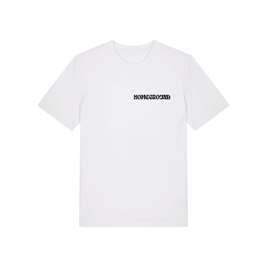 SVP - T-Shirt Homeground Weiß mit Schwarzem Druck