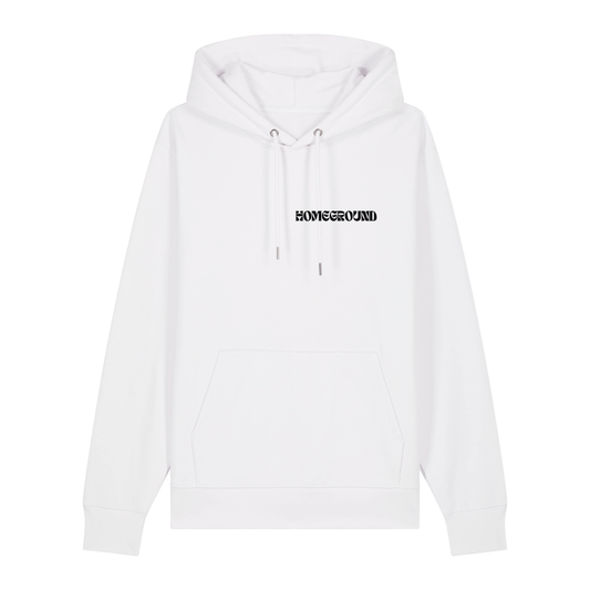 SVP - Hoodie Homeground Weiß mit Schwarzem Druck